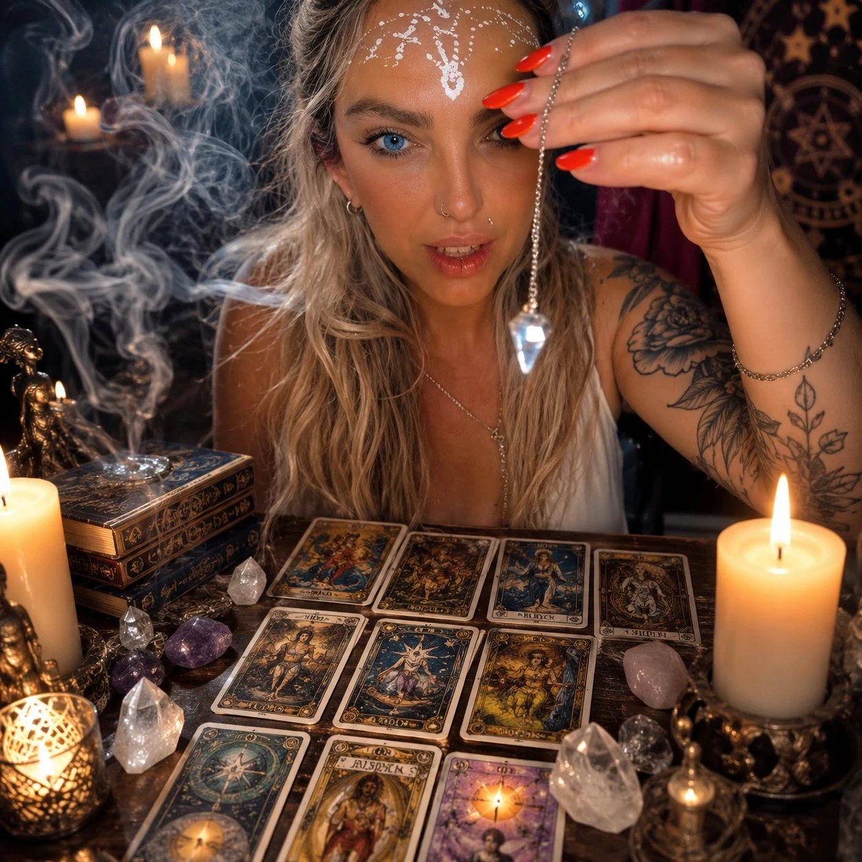 LECTURA DE TAROT PERSONALIZADA CON PÉNDULO 🔮. Servicios. Andrea tarotista vidente y sanadora espiritual